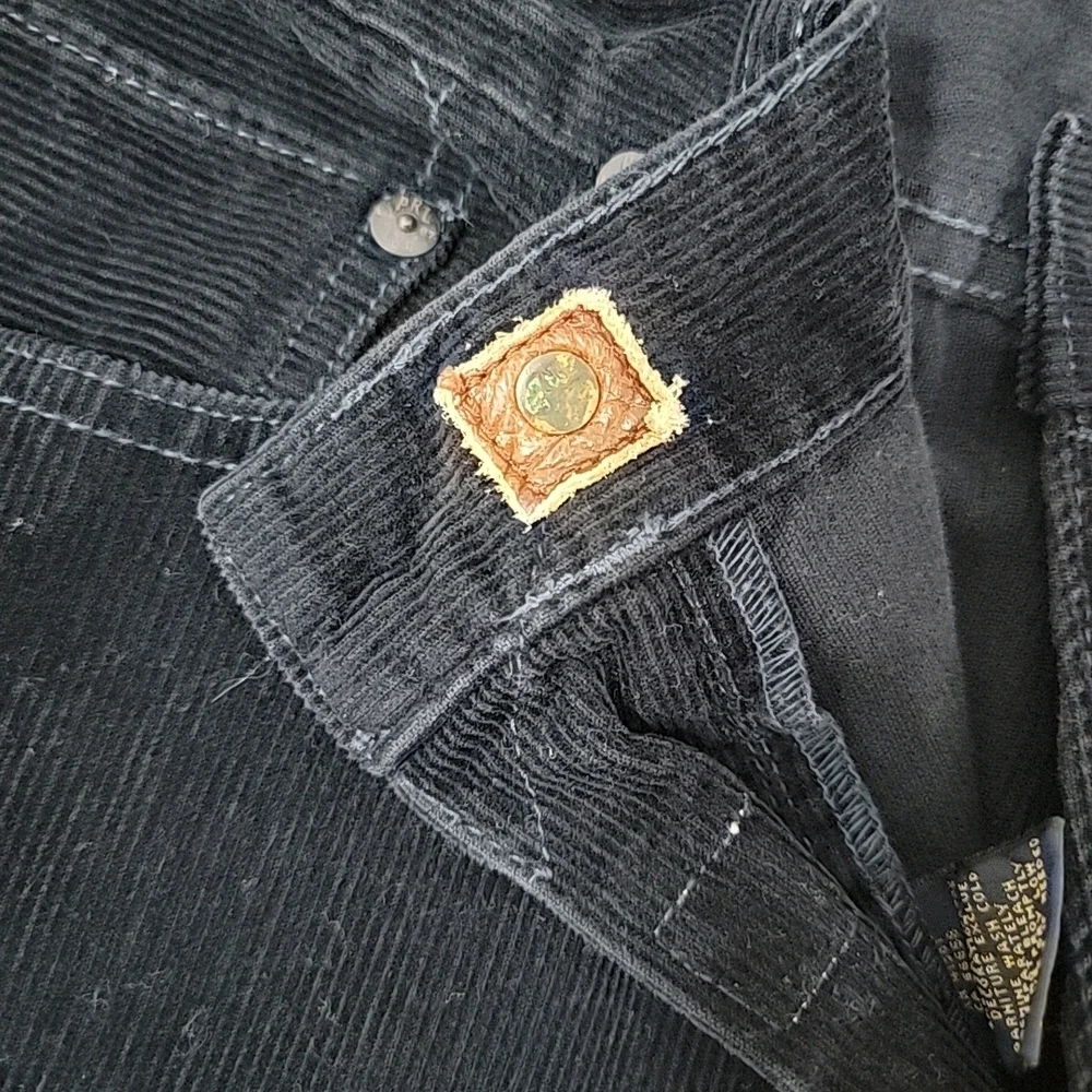 Vintage Ralph Lauren Corduroy Straight Fit Pants Navy Blue Men’s Size 34X34 EUC